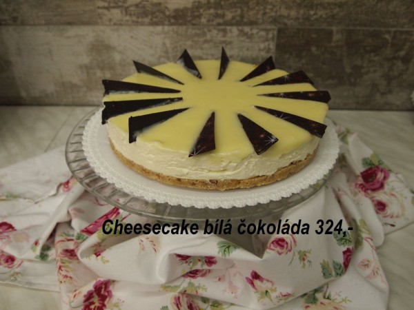 Cheesecake bílá čokoláda